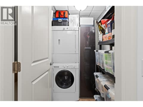 Laundry and storage room off entrance at 580 Sarsons Road Unit# 115, Lower Mission, Kelowna