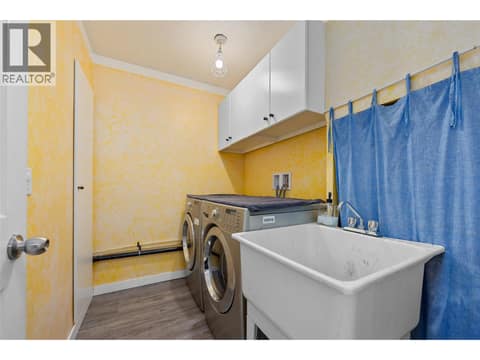 Laundry Room | Lower Level at 3220 McIver Road, Glenrosa, West Kelowna