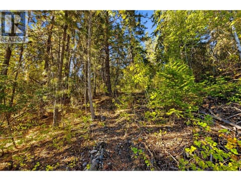Patio & Backyard Space | Main Level Private backyard space with walking path on the .5 acre behind the home! at 3220 McIver Road, Glenrosa, West Kelowna