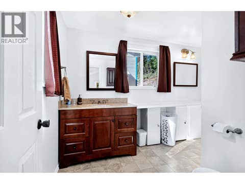 Main floor bathroom at 9524 Tranquille Criss Creek Road, Red Lake, Kamloops