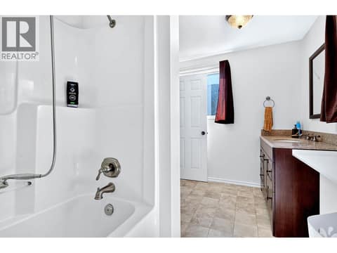 Main floor bathroom at 9524 Tranquille Criss Creek Road, Red Lake, Kamloops