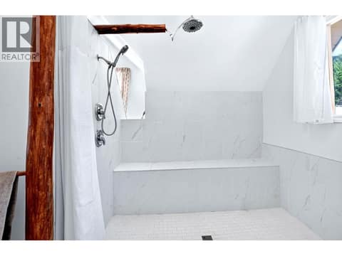 Primary bedroom ensuite at 9524 Tranquille Criss Creek Road, Red Lake, Kamloops
