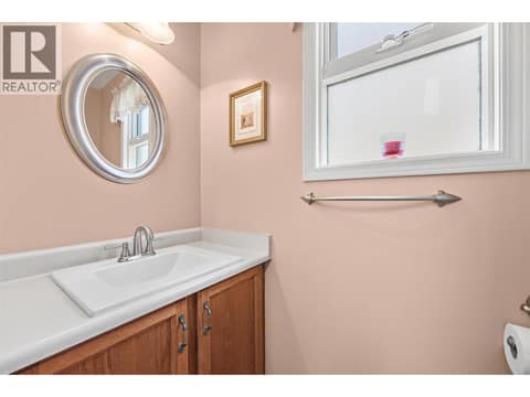 2 piece powder room off laundry area- main floor at 884 Mission Springs Crescent, Lower Mission, Kelowna