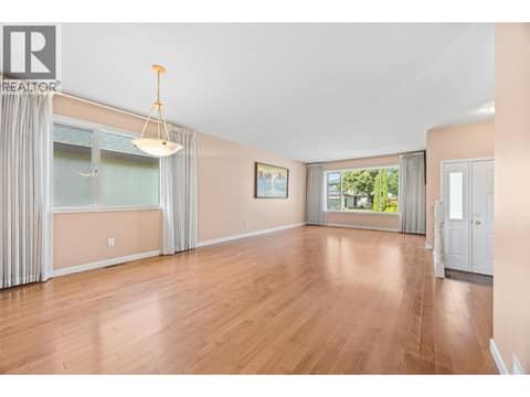 Living & dining room at 884 Mission Springs Crescent, Lower Mission, Kelowna