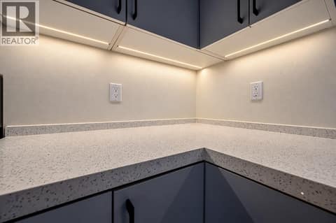 Indirect hidden accent lighting at 10551 Sherman Drive, Lake Country East / Oyama