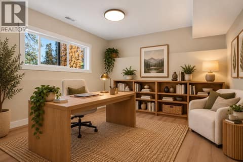 Virtually Staged 4th Bedroom at 10551 Sherman Drive, Lake Country East / Oyama