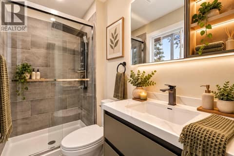 Virtually Staged Ensuite at 10551 Sherman Drive, Lake Country East / Oyama
