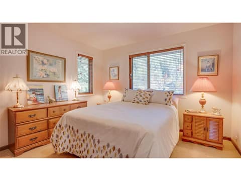 Bedroom 2 has has space for a king or queen bed. at 3200 Greenwood Road, South BX, Vernon