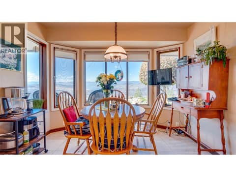 Great views from the breakfast nook. at 3200 Greenwood Road, South BX, Vernon