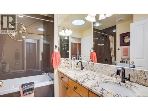 The second bathroom has 2 sinks. at 3200 Greenwood Road, South BX, Vernon