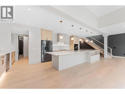 Family room lower level at 10313 Long Road, Lake Country South West