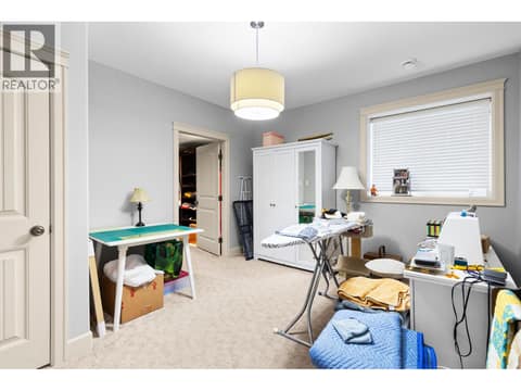 4th Bedroom (quilting room) - Basement at 1911 Cornerstone Drive, Shannon Lake, West Kelowna