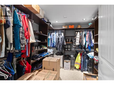 4th Bedroom walk in closet at 1911 Cornerstone Drive, Shannon Lake, West Kelowna