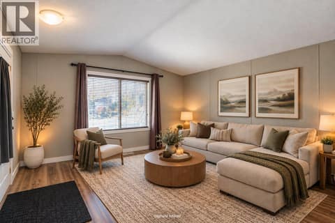 Digitally Altered Living Room at 610 Katherine Road Unit# 62, West Kelowna Estates