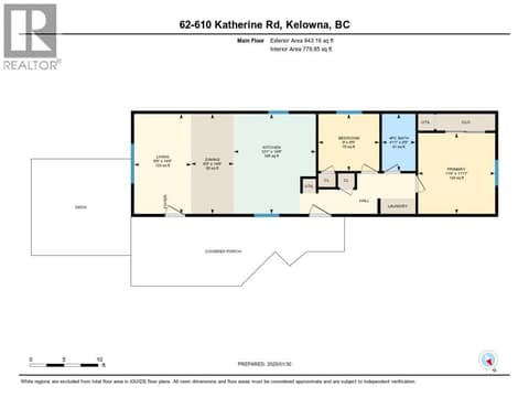 Floor Plan at 610 Katherine Road Unit# 62, West Kelowna Estates