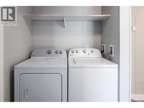 Laundry at 610 Katherine Road Unit# 62, West Kelowna Estates