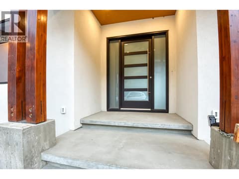 Front entrance at 2835 Outlook Way, Naramata Rural