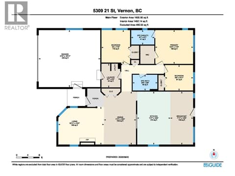 Floor Plan at 5309 21 Street, Harwood, Vernon