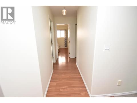 Hallway to bedrooms at 5309 21 Street, Harwood, Vernon
