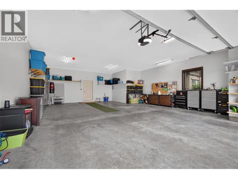 Double tandem oversized garage at 734 Marin Crescent, Upper Mission, Kelowna