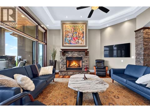 Floor to ceiling windows at 734 Marin Crescent, Upper Mission, Kelowna