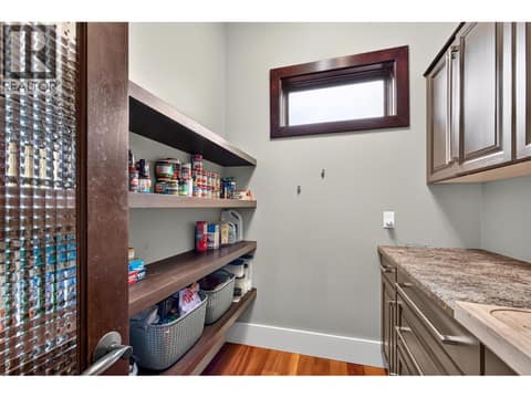 Large pantry at 734 Marin Crescent, Upper Mission, Kelowna