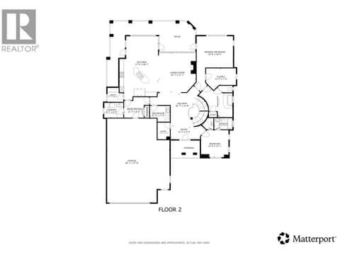 Main level floor plan at 734 Marin Crescent, Upper Mission, Kelowna