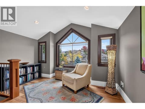 Private reading nook at 734 Marin Crescent, Upper Mission, Kelowna