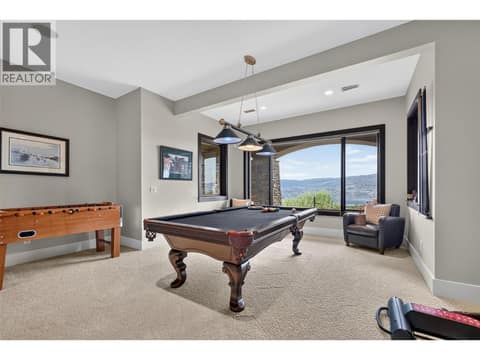 Take in views from the lowest level at 734 Marin Crescent, Upper Mission, Kelowna