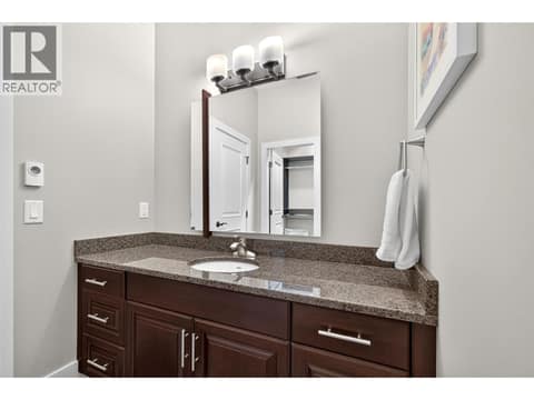 Vanity for the third bedroom at 734 Marin Crescent, Upper Mission, Kelowna