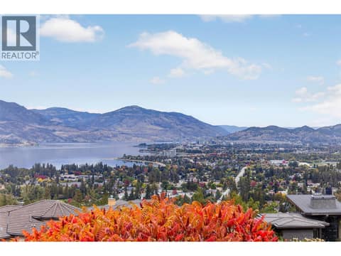 View towards the bridge at 734 Marin Crescent, Upper Mission, Kelowna