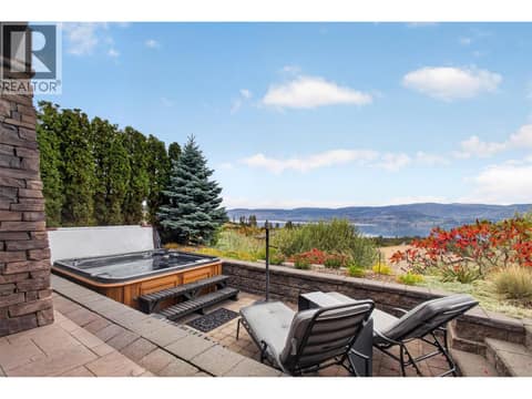 With additional room for seating at 734 Marin Crescent, Upper Mission, Kelowna