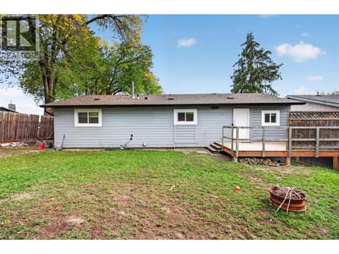 Backyard at 5113 27 Avenue, Bella Vista, Vernon