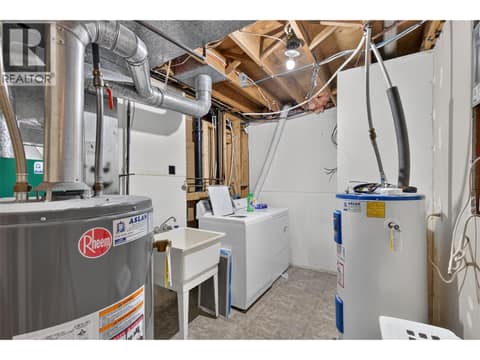 Basement - Utility Room at 5113 27 Avenue, Bella Vista, Vernon