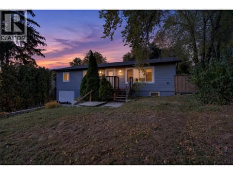 Front Yard. This picture has been enhanced for dramatic effect at 5113 27 Avenue, Bella Vista, Vernon