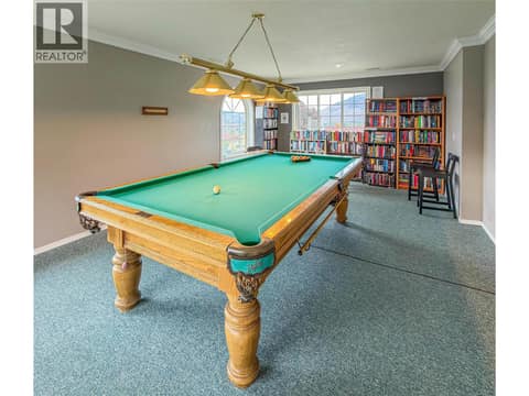 Clubhouse games room and library at 15 Hudson's Bay Trail Unit# 803, South Kamloops