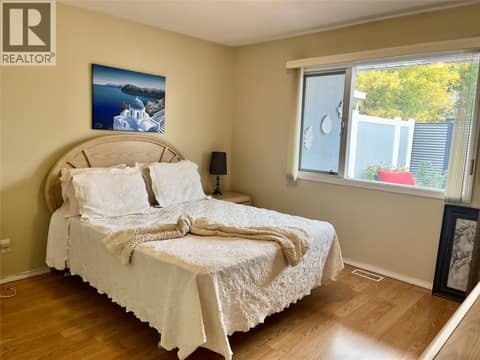 Primary bedroom suite at 3900 27 Avenue Unit# 74, Westmount, Vernon