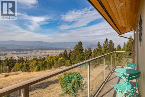 Balcony from the 2nd Floor Living Area at 5705 Upper Booth N Road, Ellison, Kelowna