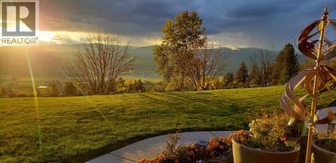 Evening Sunset at 5705 Upper Booth N Road, Ellison, Kelowna