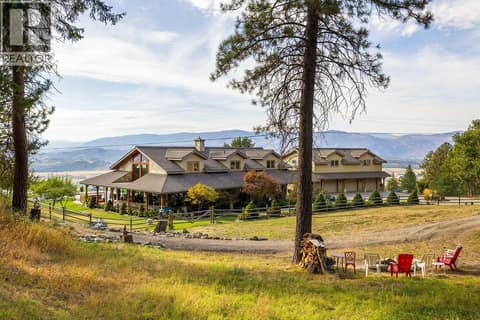 Fire Pit overlooking the valley at 5705 Upper Booth N Road, Ellison, Kelowna