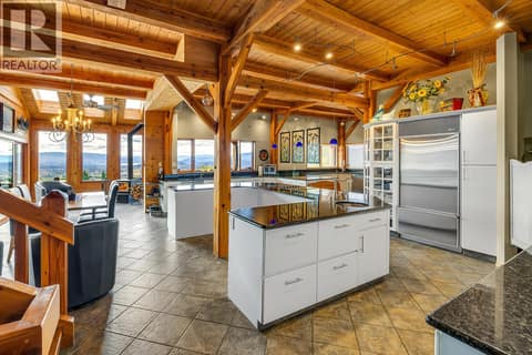 Kitchen Island and Eat up Bar at 5705 Upper Booth N Road, Ellison, Kelowna