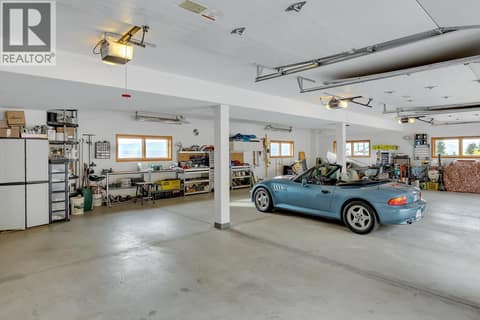 Oversized Garage with a lower level the same size as above.  Great for the car collector etc. at 5705 Upper Booth N Road, Ellison, Kelowna