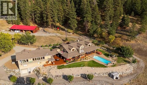 Overview of buildings and site at 5705 Upper Booth N Road, Ellison, Kelowna
