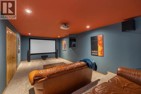 Theatre Room at 5705 Upper Booth N Road, Ellison, Kelowna