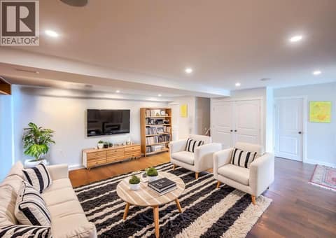 Family room - staged at 6521 BELLEVUE Drive, Oliver