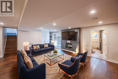 Family room - staged at 6521 BELLEVUE Drive, Oliver