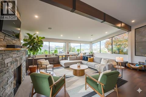 Living room - staged at 6521 BELLEVUE Drive, Oliver