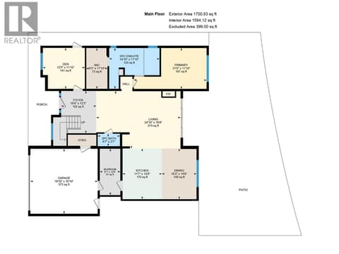 Main Floor at 1579 Malbec Place, Lakeview Heights, West Kelowna