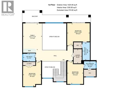 Upper Level at 1579 Malbec Place, Lakeview Heights, West Kelowna