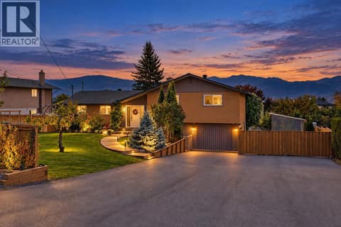 Virtually Altered Twilight Photo at 901 Ogden Road, Lakeview Heights, West Kelowna